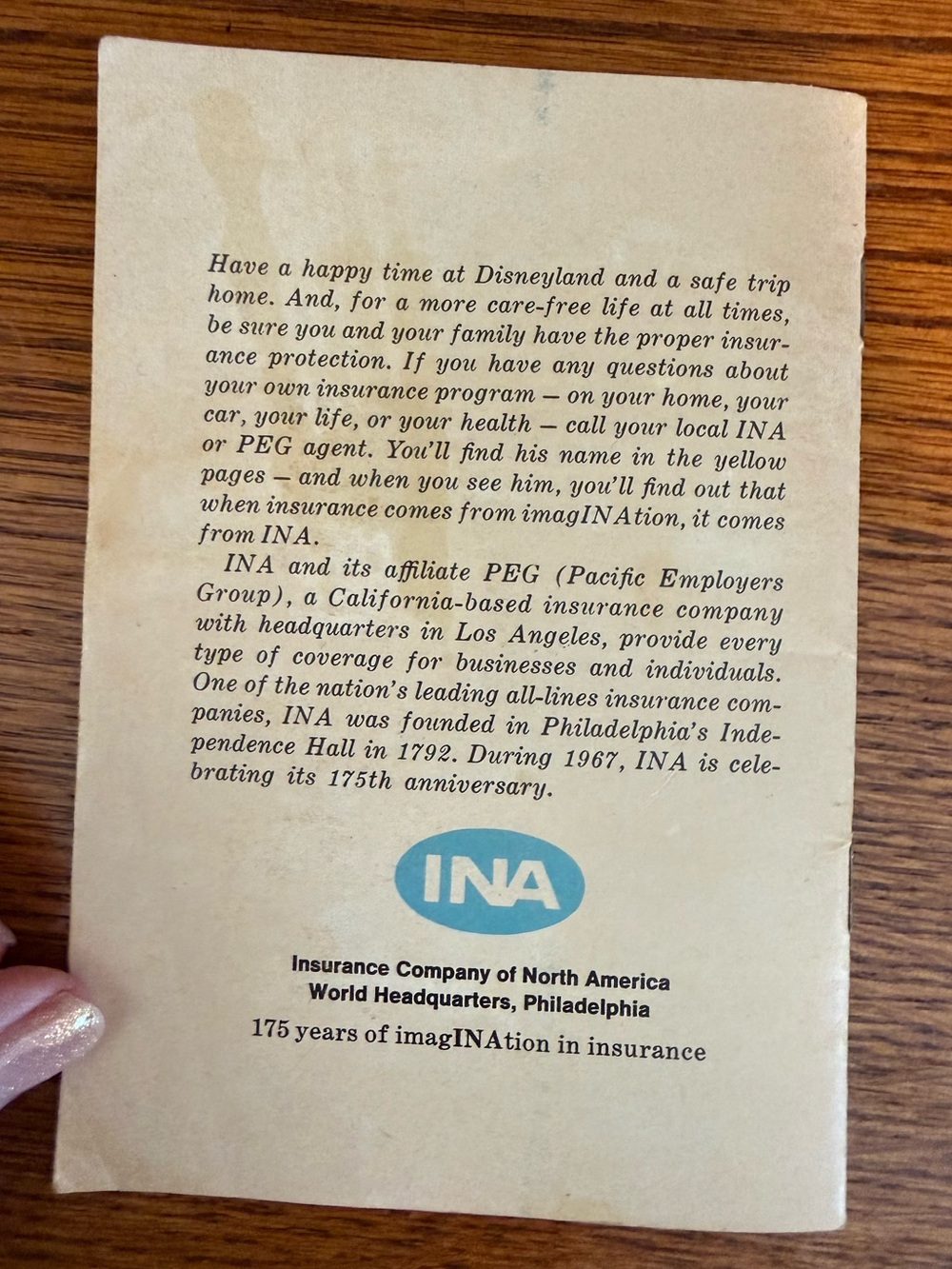 Vintage 1967 Disneyland Guide - Picture 7 of 8